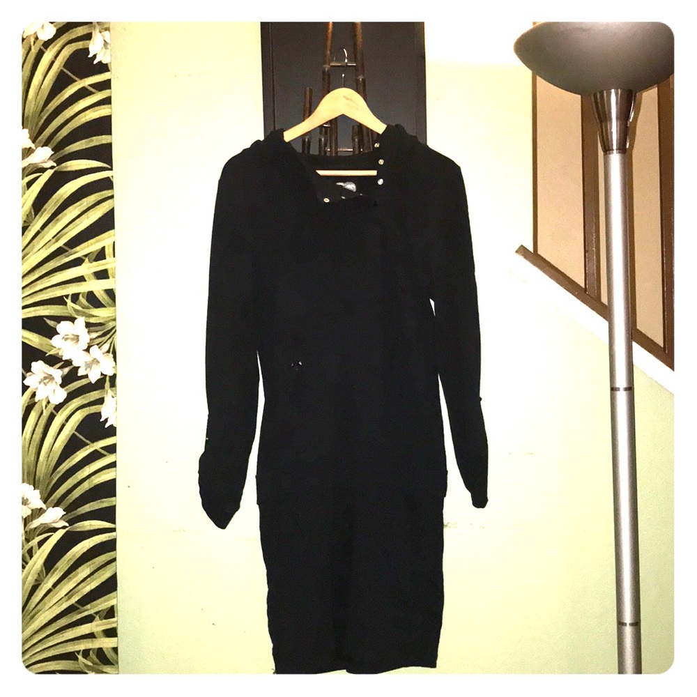 Ecko Red Black Hooded Swearshirt Dress - Sz Large